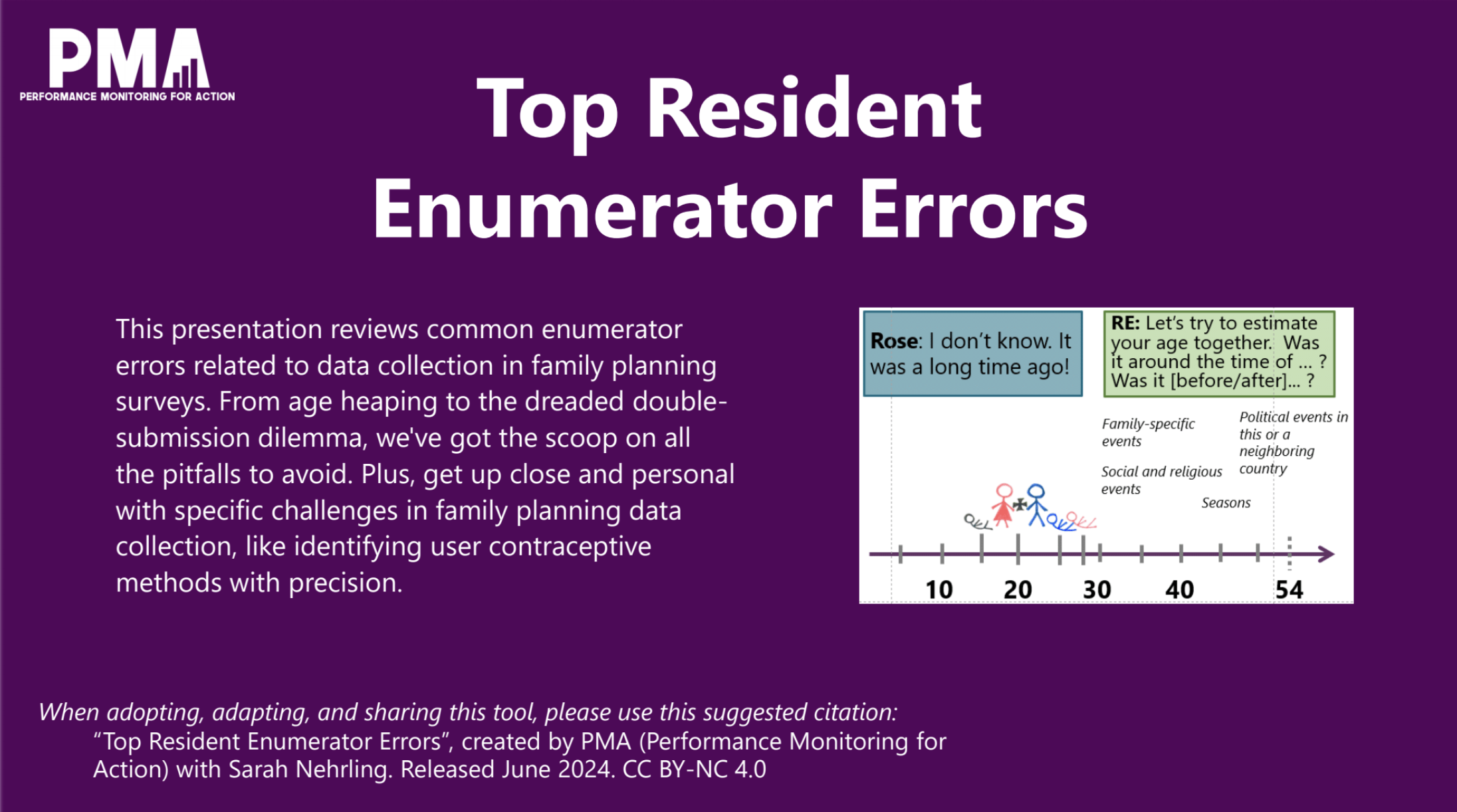 Top Resident Enumerator Errors